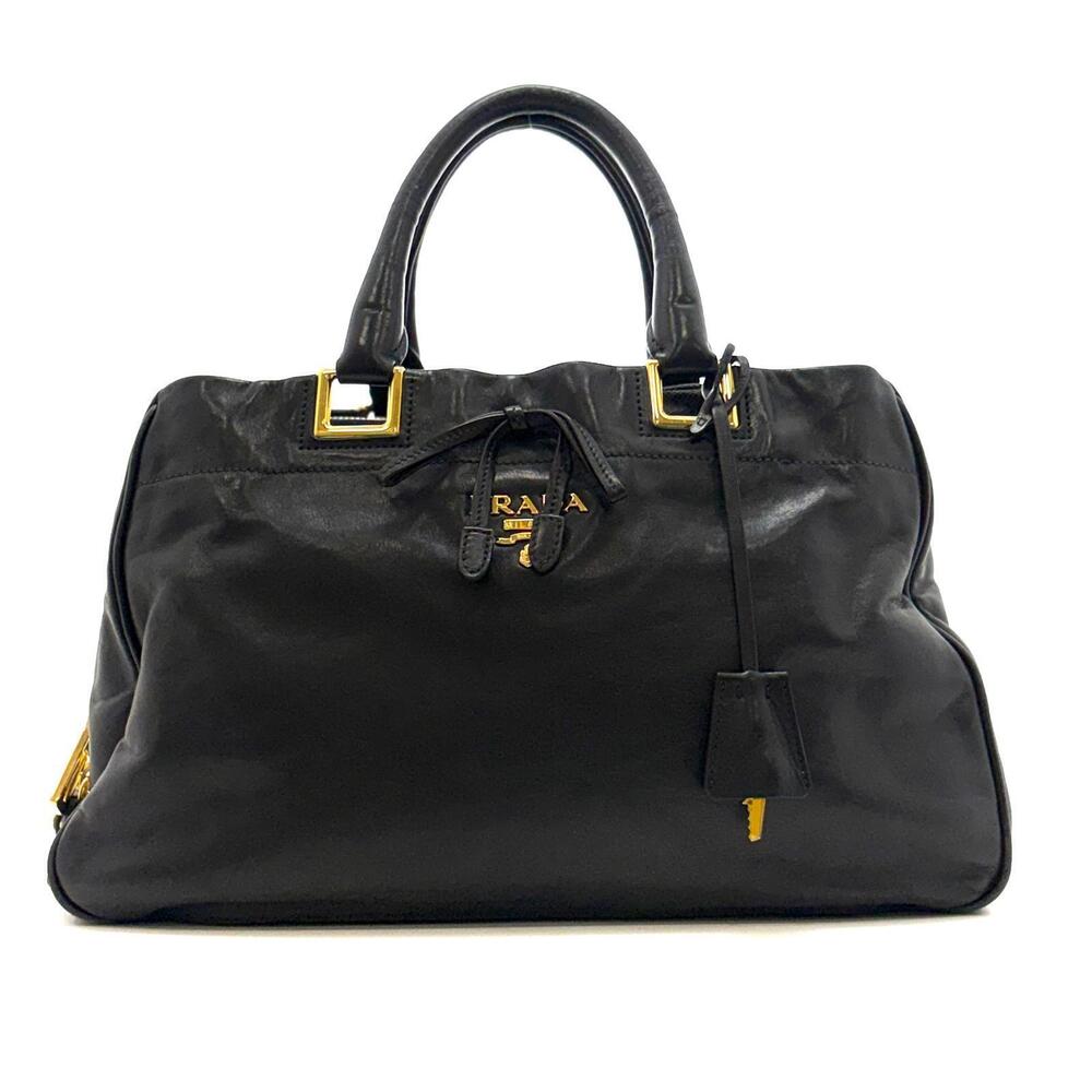 Prada Ribbon 2Way Shoulder Bag Black